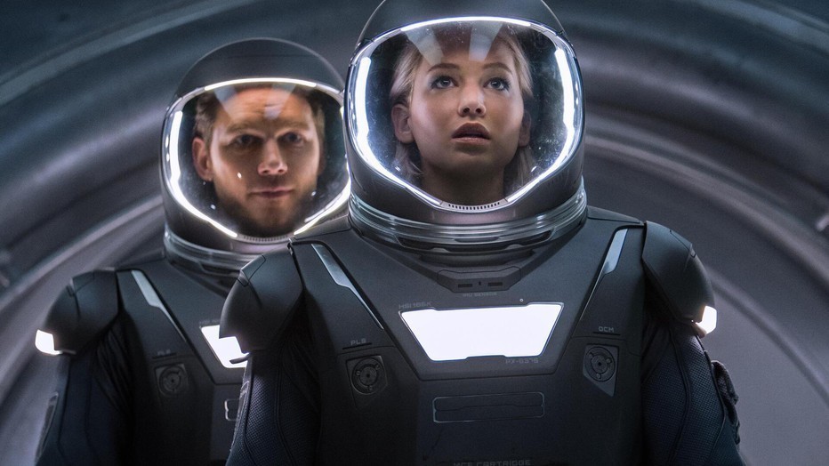 Chris Pratt en Jennifer Lawrence Chris Pratt en Jennifer Lawrence