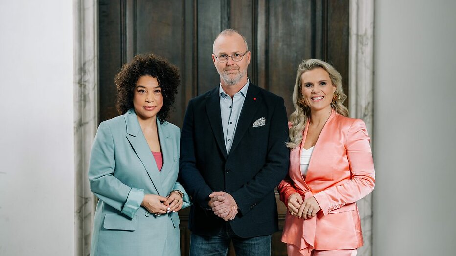 Anne Campagne, Patrick van Veen, Eveline Stallaart voor Married at First Sight Anne Campagne, Patrick van Veen, Eveline Stallaart voor Married at First Sight