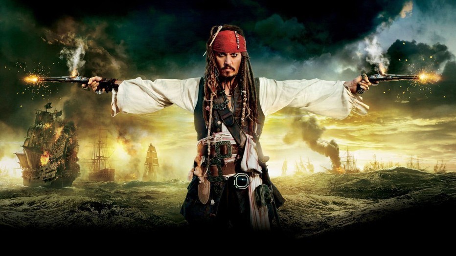 Johnny Depp als Jack Sparrow in Pirates of the Caribbean: On Stranger Tides