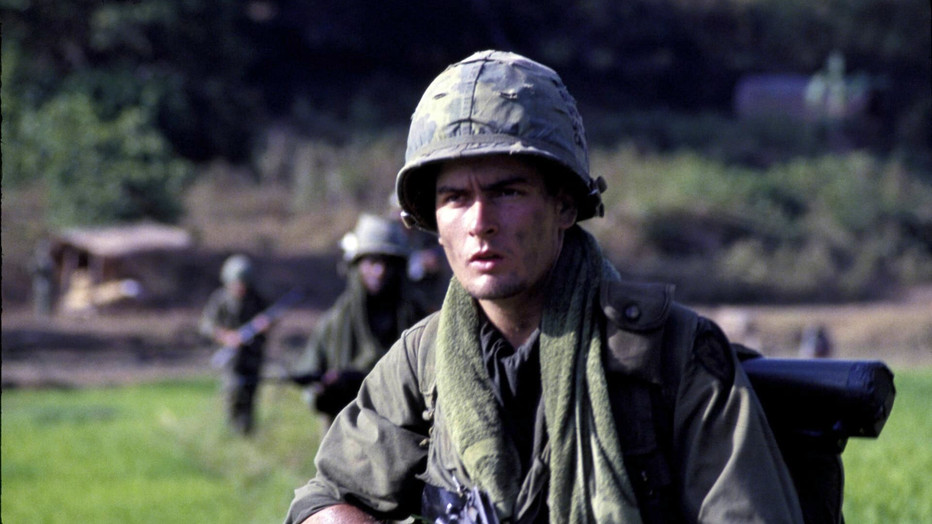 Charlie Sheen in Platoon
