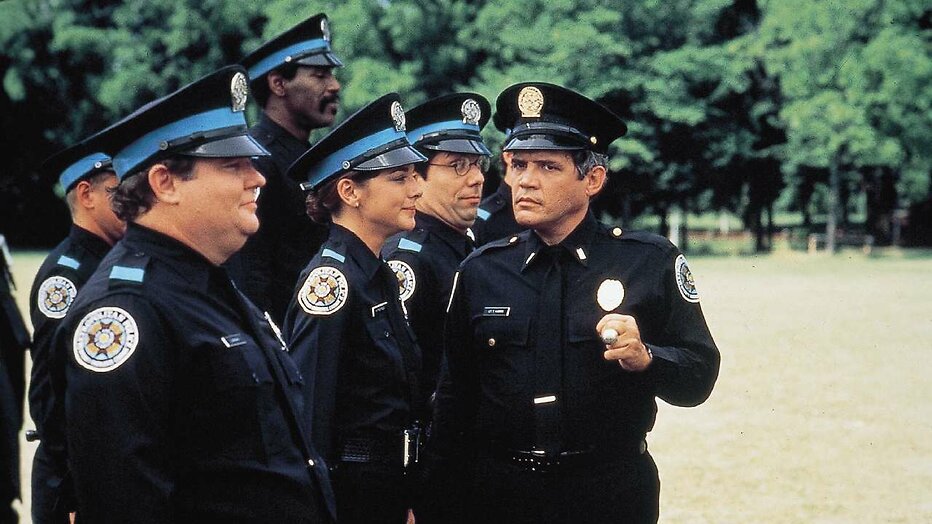 G.W. Bailey met tegenspelers Police Academy