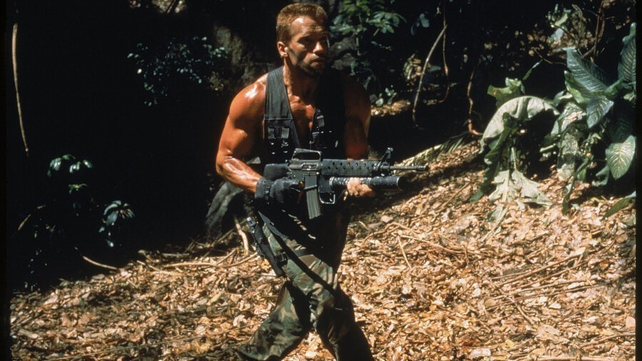 Arnold Schwarzenegger in Predator Arnold Schwarzenegger in Predator