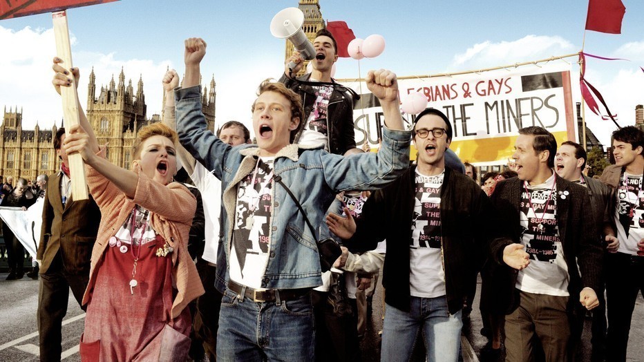Mijnwerkers en homo's slaan de handen ineen Mijnwerkers en homo's slaan de handen ineen
