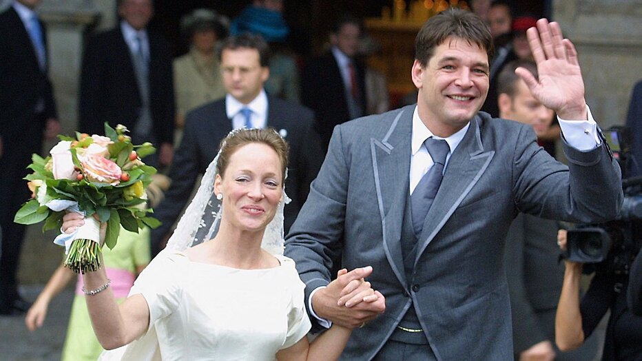 Bruiloft prinses Margarita en Edwin de Roy van Zuydewijn in 2001