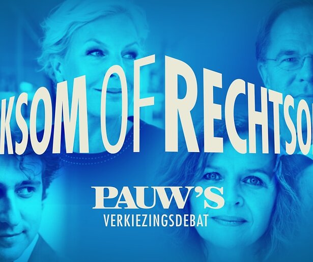 Jeroen Pauw presenteert verkiezingsdebat Linksom of Rechtsom