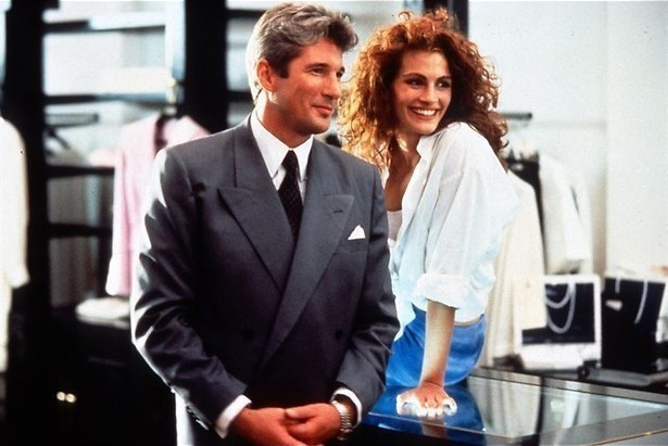 Richard Gere huurt Julia Roberts