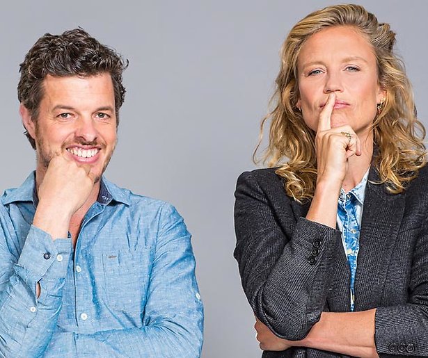 Filemon Wesselink en Sophie Hillbrand na elf jaar weer presentatieduo