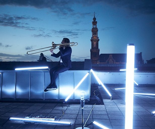 Concert aan de Amsterdamse grachten