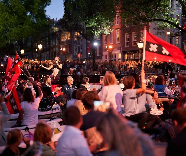 Het Prinsengrachtconcert vindt weer plaats aan de grachten van Amsterdam