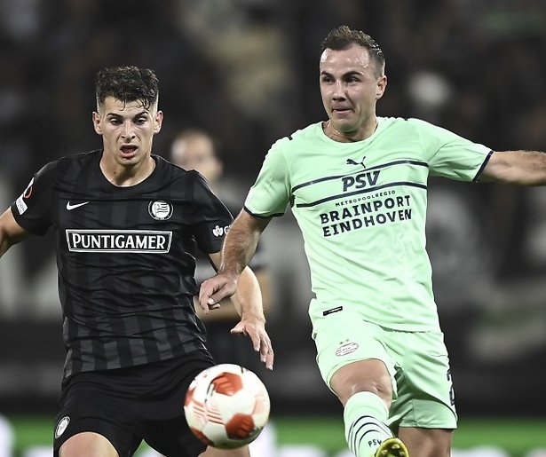 Wint PSV van de Oostenrijkse club Sturm Graz?