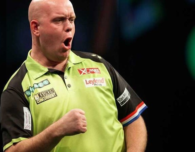 Van Gerwen op favoriet toernooi Van Gerwen op favoriet toernooi