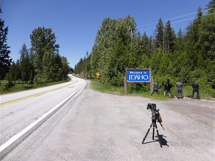 Reizen Waes door verlaten staten