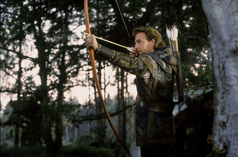 Kevin Costner steelt van de rijken Kevin Costner steelt van de rijken