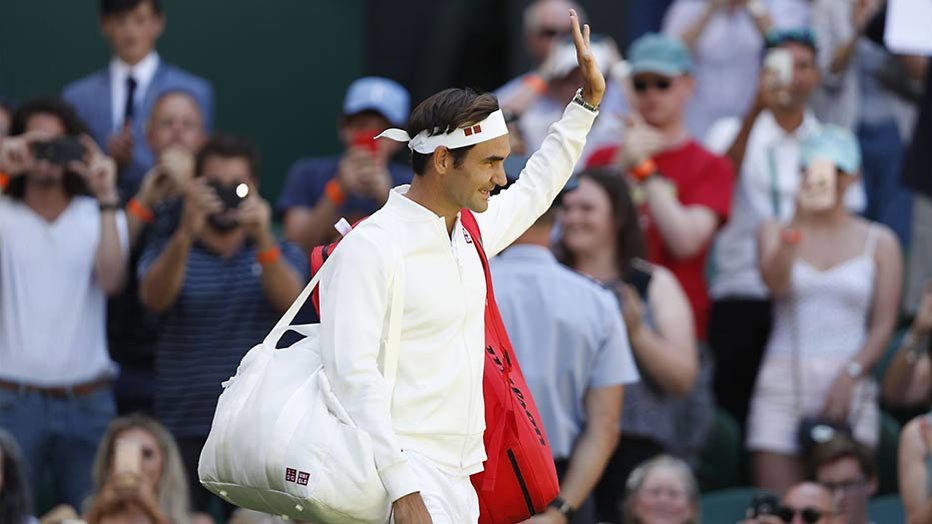 Wimbledon begint vandaag. Met de onverwoestbare tennisgod Roger Federer Wimbledon begint vandaag. Met de onverwoestbare tennisgod Roger Federer