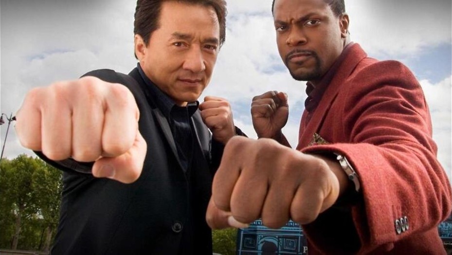 Jackie Chan en Chris Tucker werken samen. Jackie Chan en Chris Tucker werken samen.