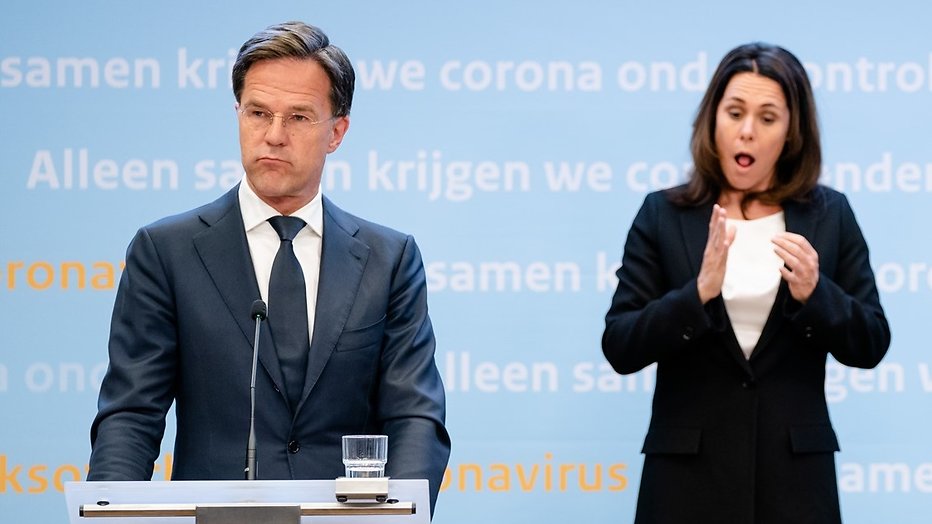 Mark Rutte en Irma Sluis Mark Rutte en Irma Sluis
