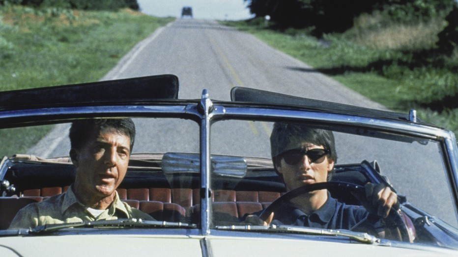 Tom Cruise en Dustin Hoffman in Rain Man Tom Cruise en Dustin Hoffman in Rain Man