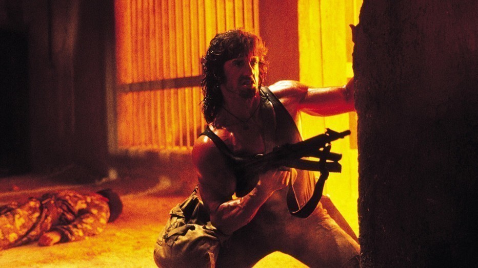 Sylvester Stallone in Rambo III Sylvester Stallone in Rambo III