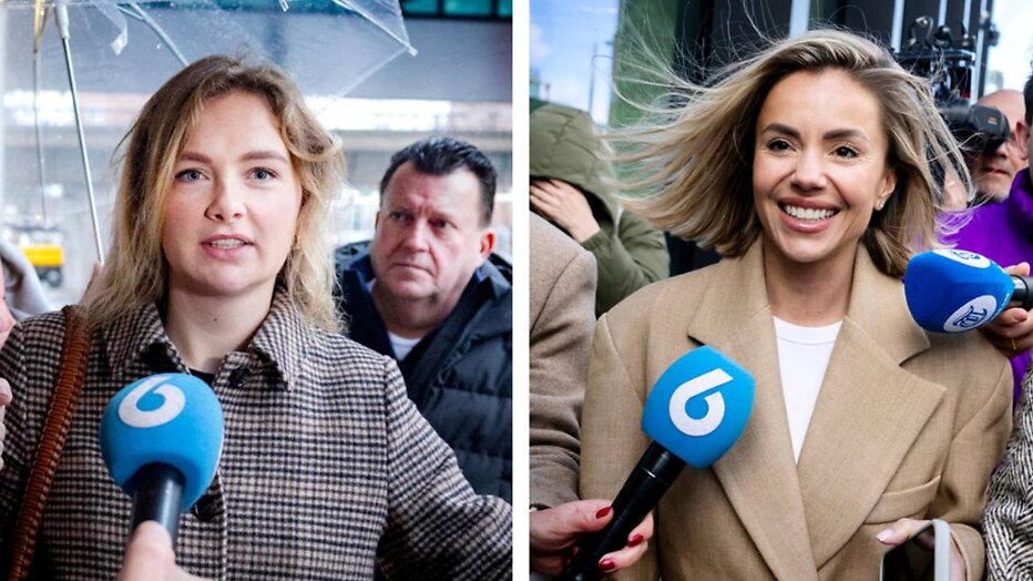 Maxime Meiland op links, Yvonne Coldeweijer op rechts.