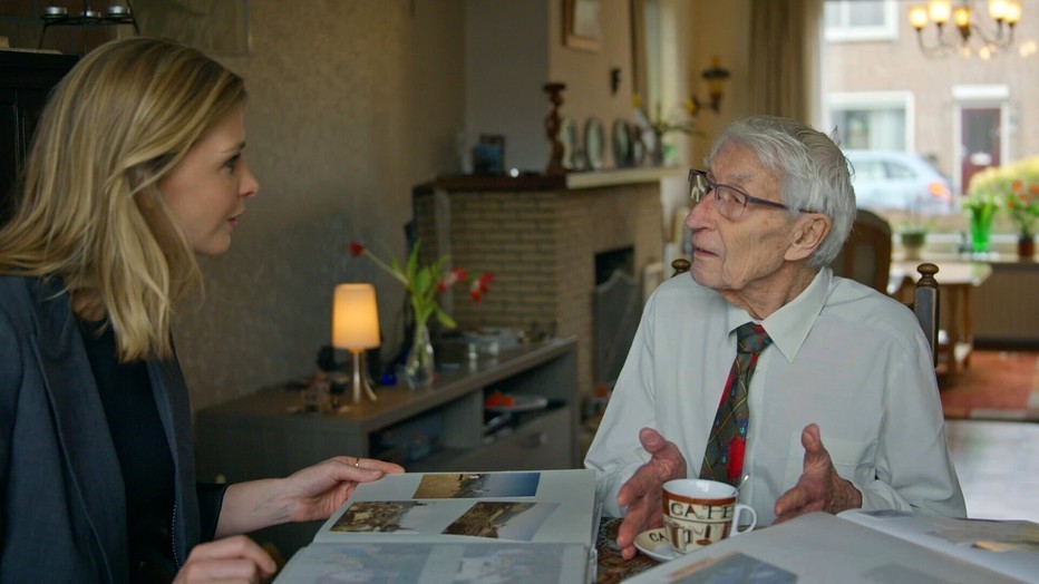 Welmoed Sijtsma met Ton in Redding na de Ramp