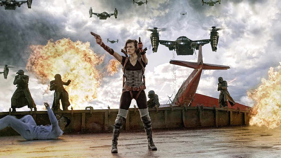 Milla Jovovich in Resident Evil: Retribution Milla Jovovich in Resident Evil: Retribution