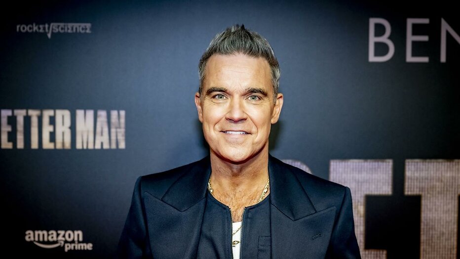 Robbie Williams op premiere Better Man Robbie Williams op premiere Better Man