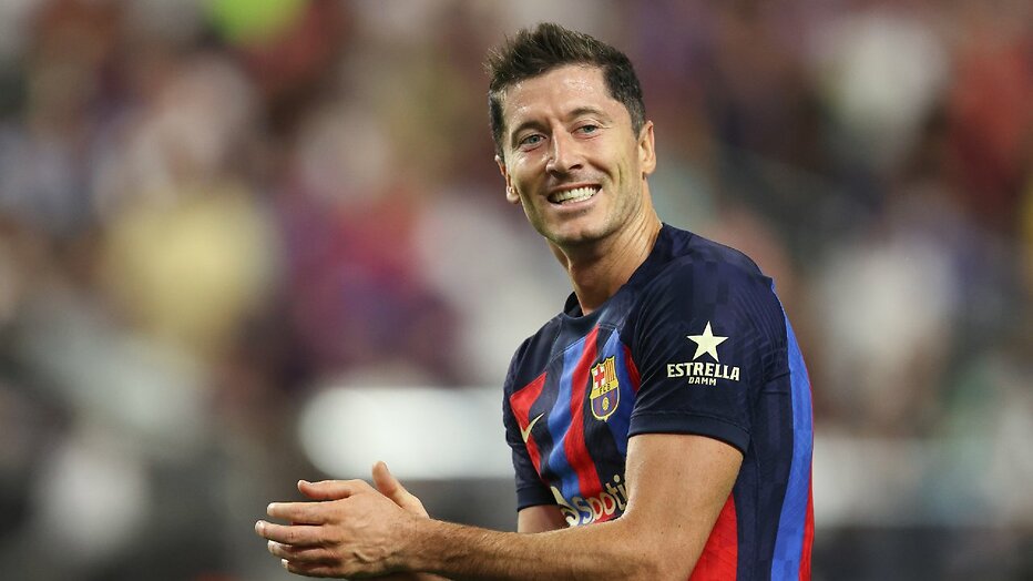 Robert Lewandowski van FC Barcelona Robert Lewandowski van FC Barcelona
