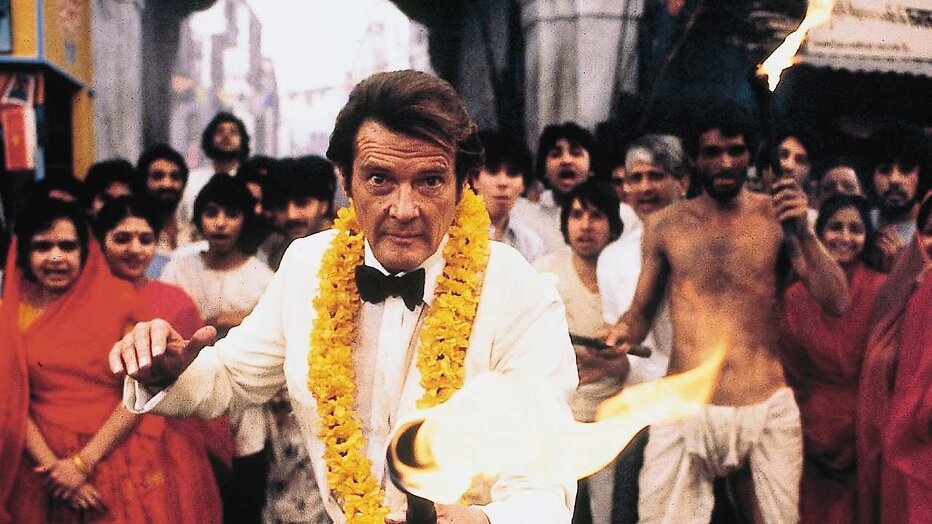 Roger Moore als James Bond in Octopussy