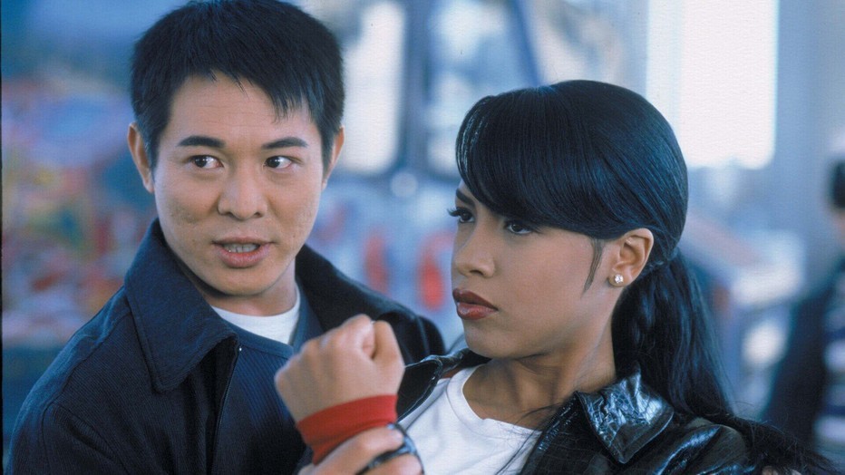 Aaliyah en Jet Li in Romeo Must Die