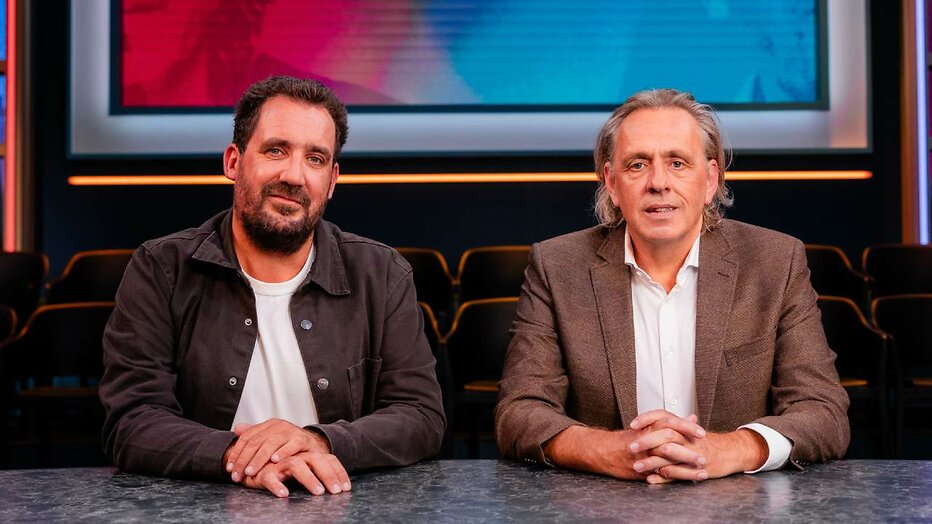 Marcel van Roosmalen en Gijs Groenteman