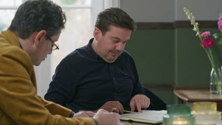 Ruben Nicolai en Klaas Zondervan in De Erfgenaam