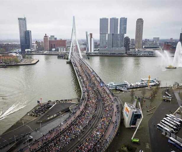Winfried Baijens presenteert live programma over de Rotterdamse Marathon