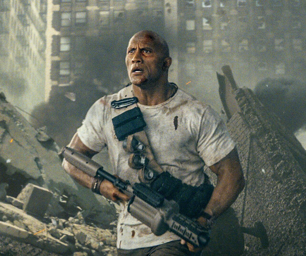 Dwayne Johnson temt een monster in Rampage: Big Meets Bigger