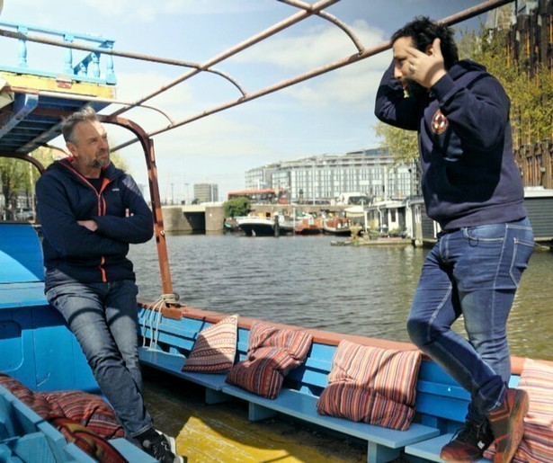 Tom op de toeristische tour in Reizen Waes Nederland
