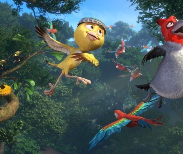 Jesse Eisenberg is een vreemde vogel als Rio