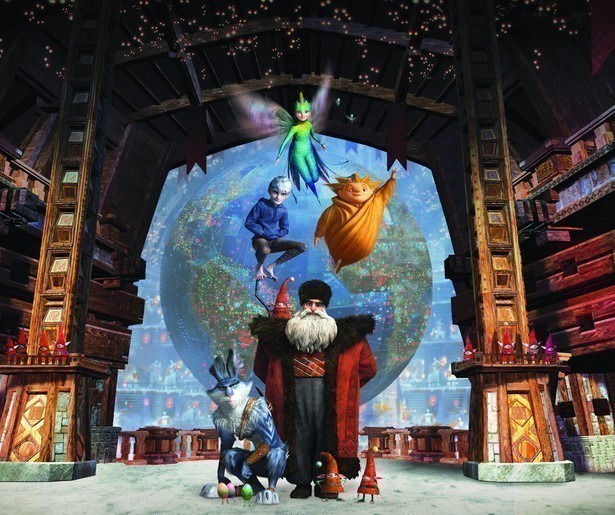De Kerstman als superheld in Rise of the Guardians