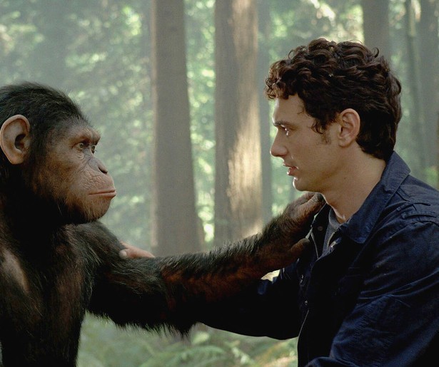 James Franco ziet hoe de apen opstaan in Rise of the Planet of the Apes