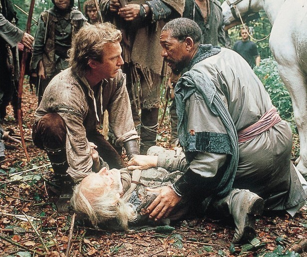 Kevin Costner wil van Alan Rickman af in Robin Hood: Prince of Thieves