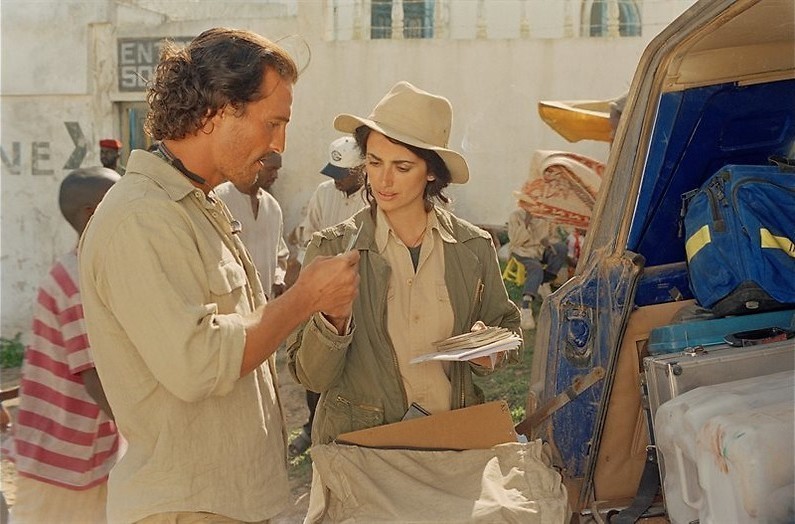 Zandhappen met Matthew McConaughey en Penélope Cruz Zandhappen met Matthew McConaughey en Penélope Cruz