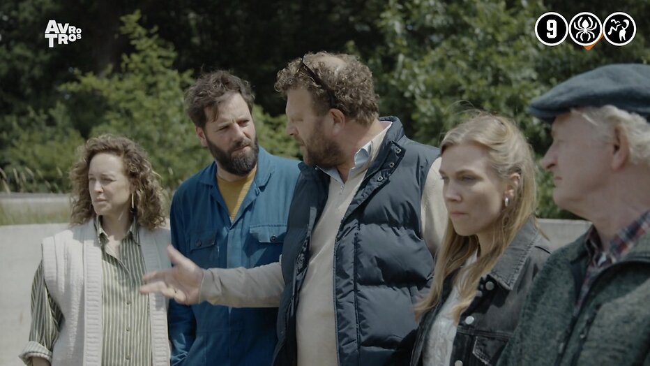 Een deel van de cast van Woeste grond