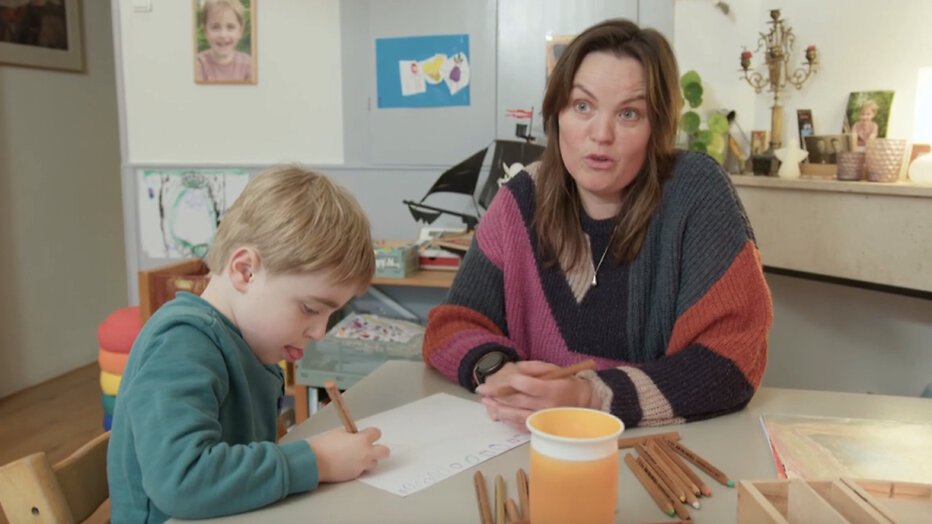 Lasse en moeder Sarah