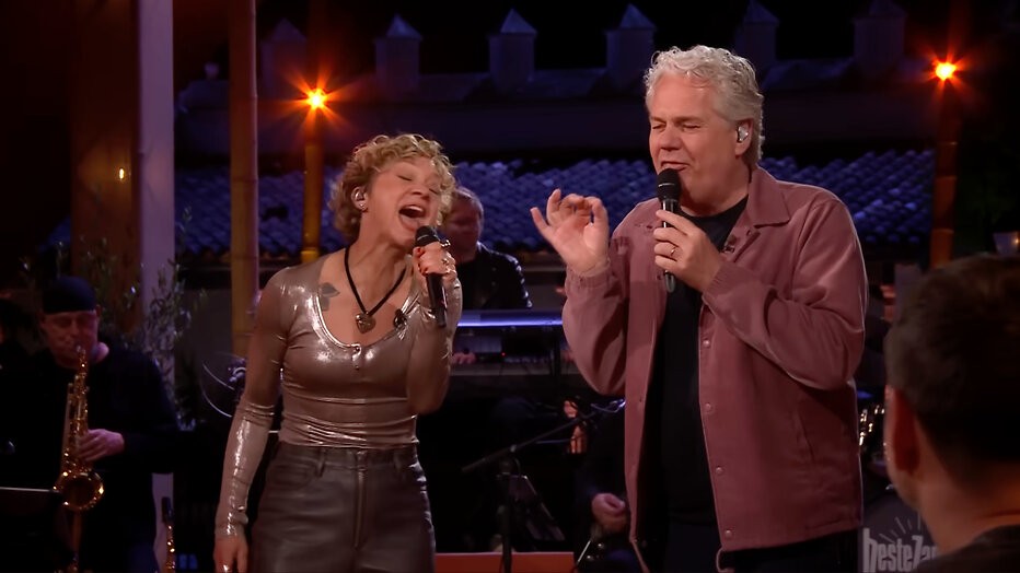 Jacqueline Govaert en Thomas Acda in Beste Zangers