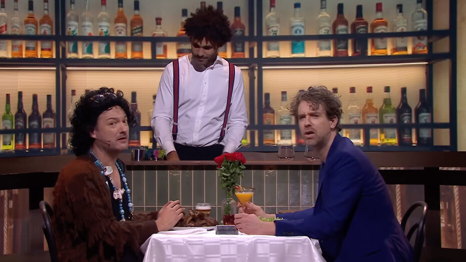 Niels van der Laan en Jeroen Woe in Even Tot Hier