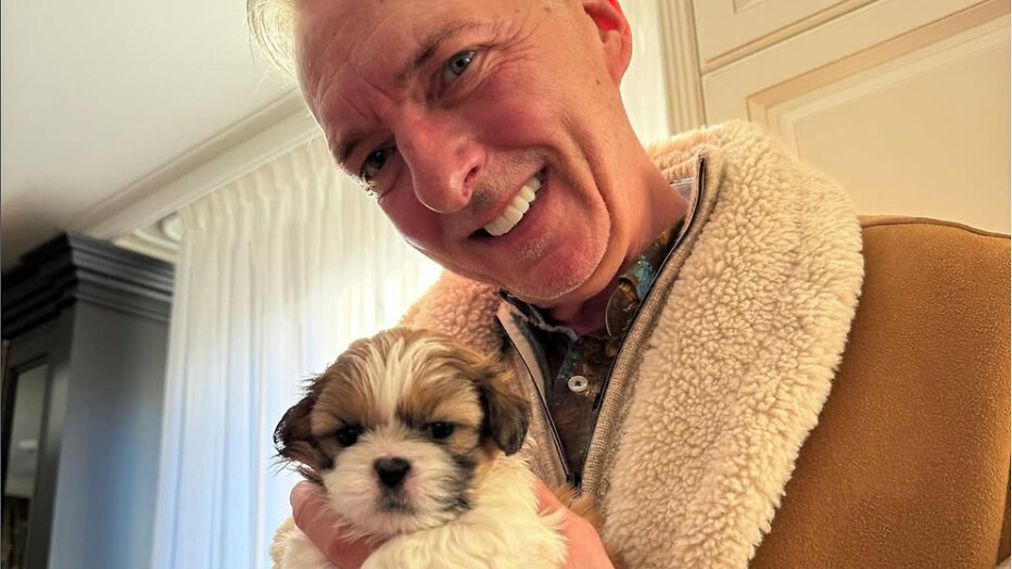 Martien Meiland en zijn nieuwe hond