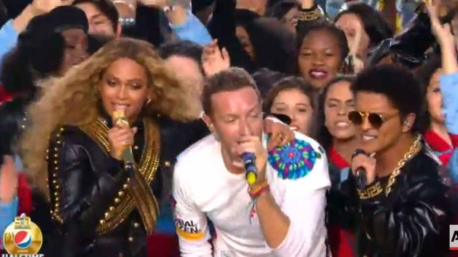 YouTube-hit: Coldplay, Bruno Mars En Beyoncé Tijdens 50ste Editie Super ...