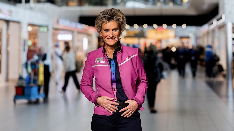 Floormanager Josée uit Schiphol Airport 