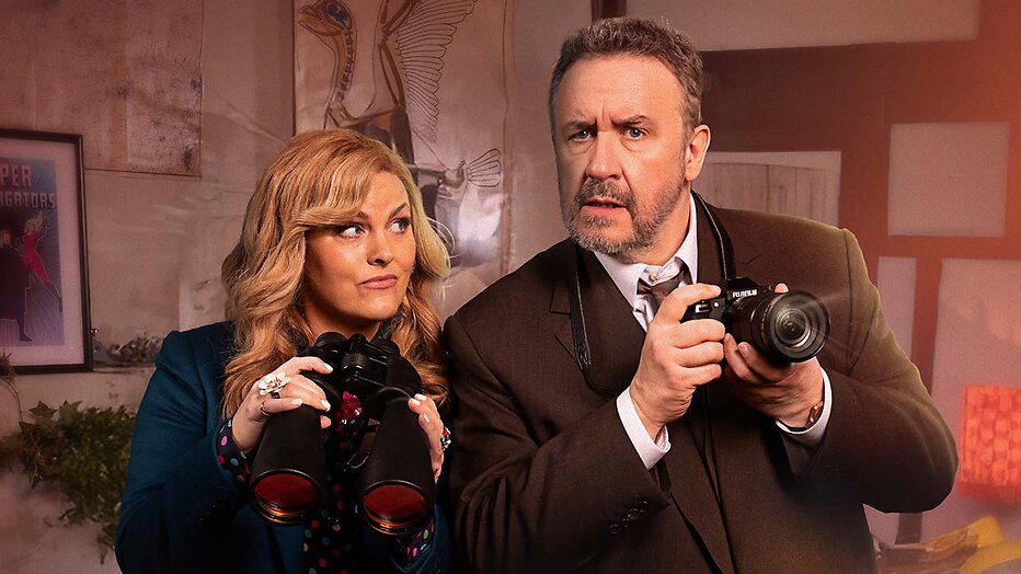 Jo Joyner en Mark Benton voor Shakespeare & Hathaway