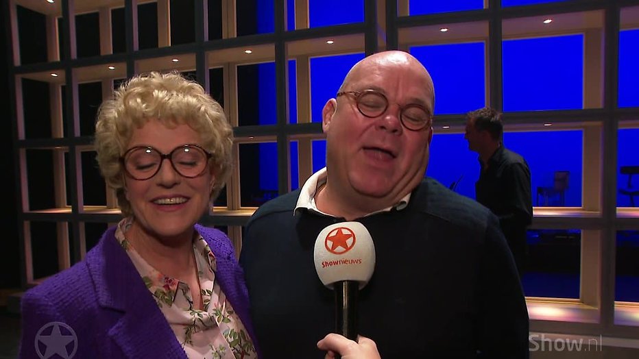 Paul de Leeuw en Simone Kleinsma samen op de planken Paul de Leeuw en Simone Kleinsma samen op de planken