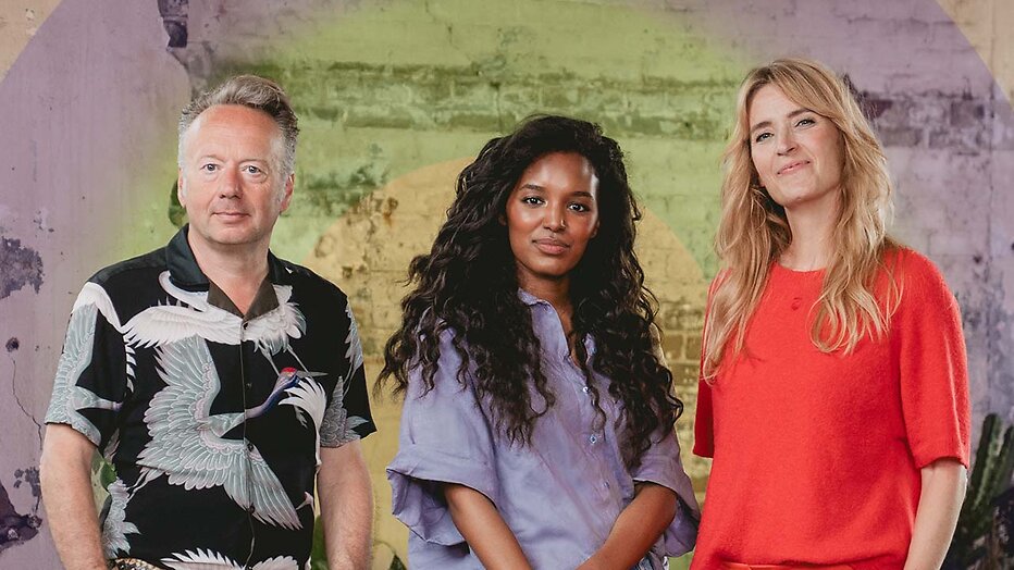 Joris Linssen, Sosha Duysker & Jetske van den Elsen voor Spoorloos Joris Linssen, Sosha Duysker & Jetske van den Elsen voor Spoorloos
