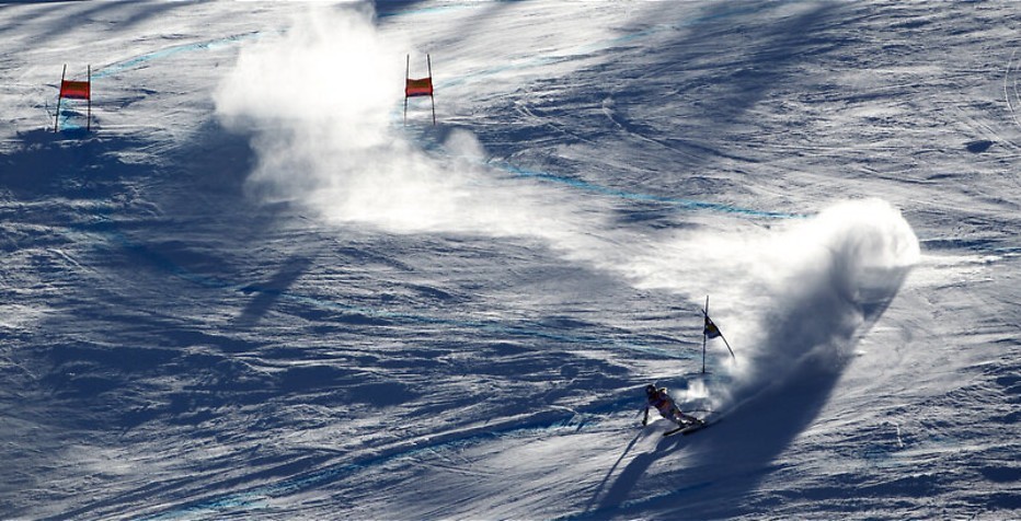 Niet springen, maar skiën Niet springen, maar skiën